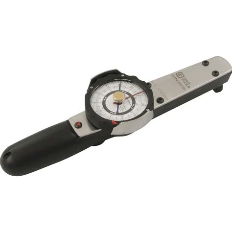 Dial Type Torque Wrench With Memory Needle Inch Pounds Gray Tools