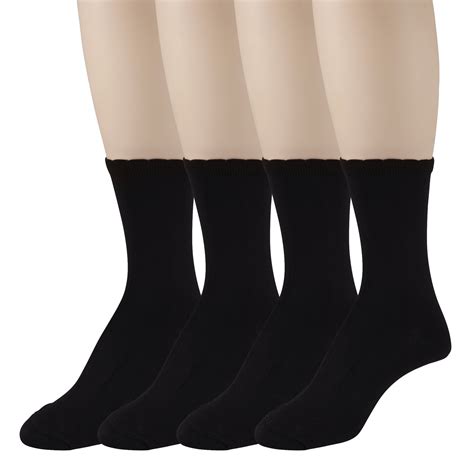 Peds Womens Dress Crew Socks Lightweight Soft Mid Calf Short Trouser