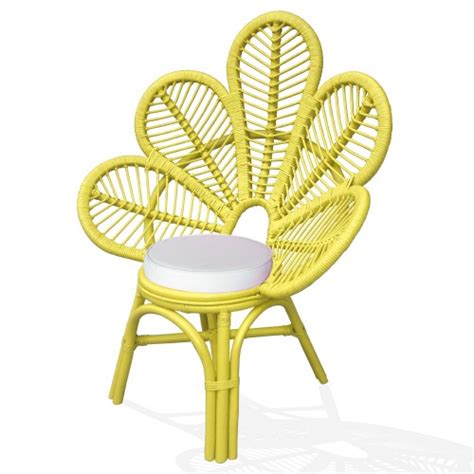 Flower Chair - Dark Blue - Cobra Cane