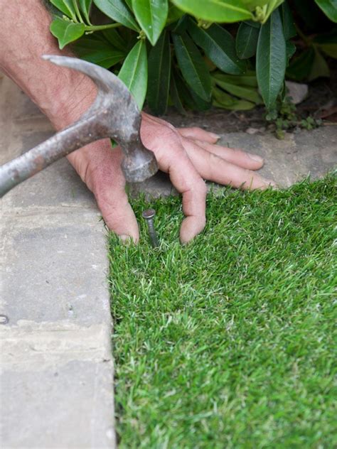 From turf cutting, to leveling and. Artificial grass installation | How to install artificial ...