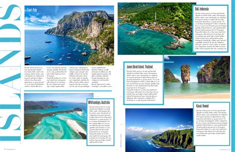 Travel Magazine Template Travel Magazine Layout Travel Magazine