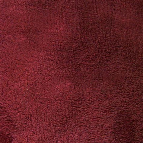 Burgundy Solid Minky Fabric 60 Inches Wide Sold By The