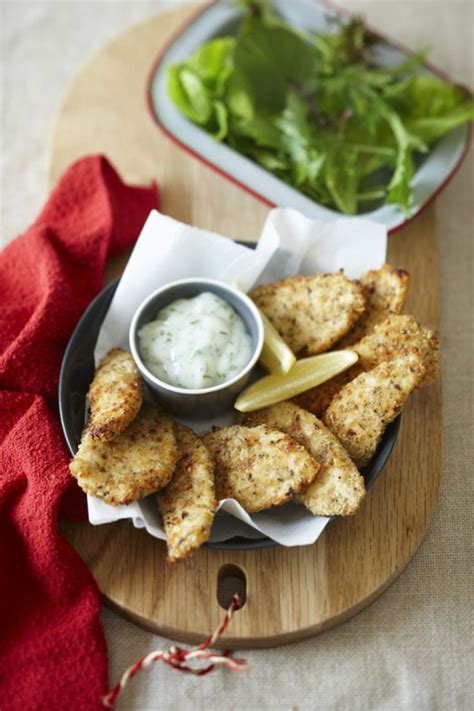 The enzymes in the milk help break down the protein in the meat, creating a super tender result. Add vegies or a side salad to these crispy chicken strips for a healthy meal the kids will love ...