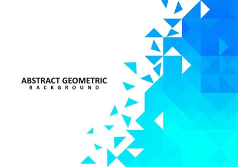 Abstract Blue Geometric Vector Background Design 11512164 Vector Art At