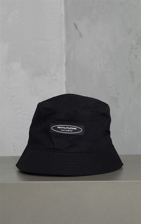 Prettylittlething Exclusive Black Bucket Hat Prettylittlething Usa