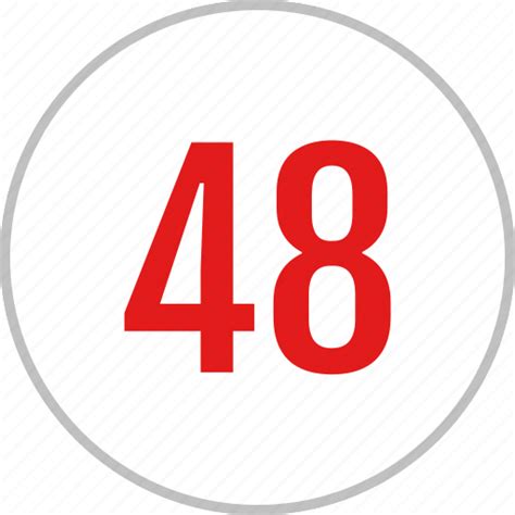 Number 48 Icon Download On Iconfinder On Iconfinder