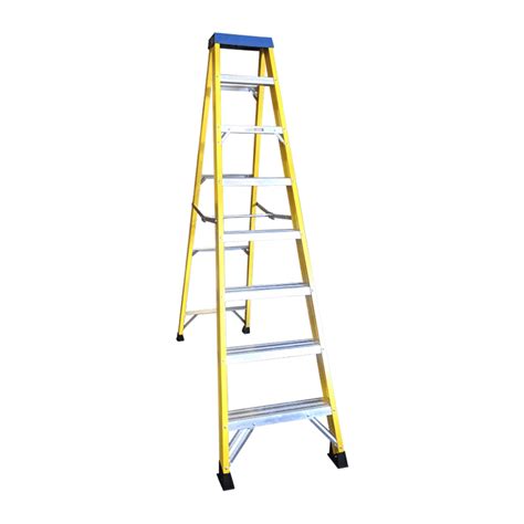 Lightweight Compact Fibreglass 8 Tread Step Ladder Bs En 131
