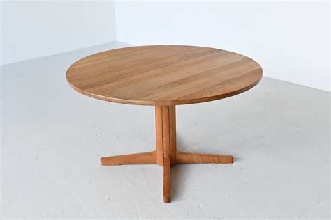 Cj Rosengaarden Oak Extendable Dining Table Denmark 1981 I Studio Nine