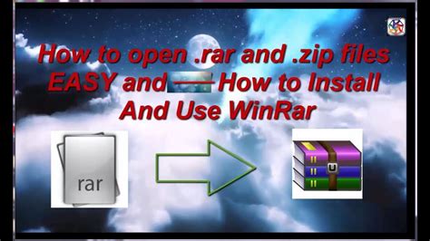 How To Open Rar And Zip Files Easy And How To Install And Use Winrar