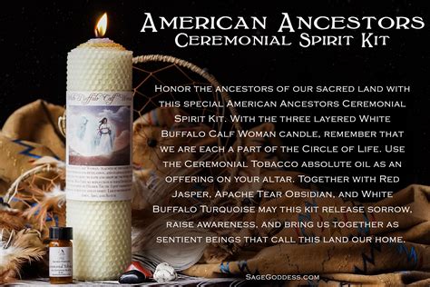 American Ancestors Ceremonial Spirit Kit Ancestor Native American