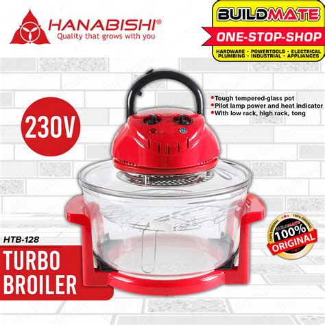 Hanabishi Multi Functional Turbo Broiler Air Fryer Convection 1300w 11l