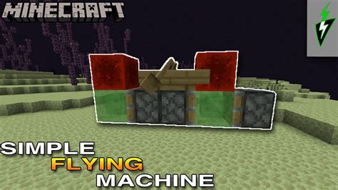 How To Build A Simple Flying Machine Minecraft 115 Tutorial Avoid