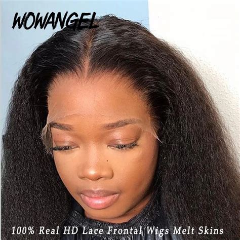 Skinlike Real Hd Lace Front Wigs Kinky Straight 250 13x4 Full Frontal