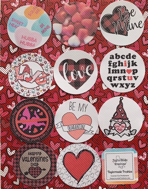 Seasonal Cardstock Cutouts For Freshies Valentine Cardstock Etsy