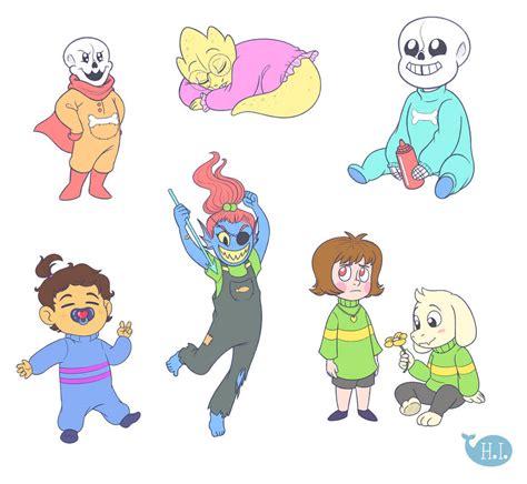 Undertale Babies By Heidydoodles22 On Deviantart