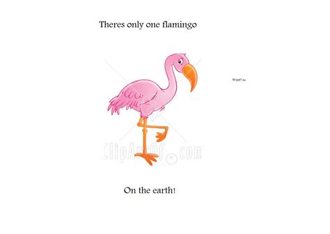 There Is Just One Flamingo On The Earth Clipart Best
