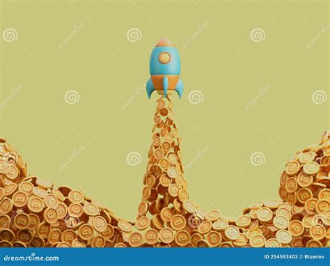 Discord Social Media Rocket Launch Blast Off Bull Booming Market 3D