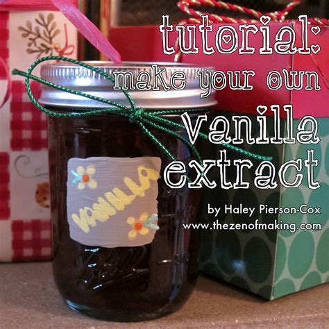 Tutorial Make Your Own Vanilla Extract