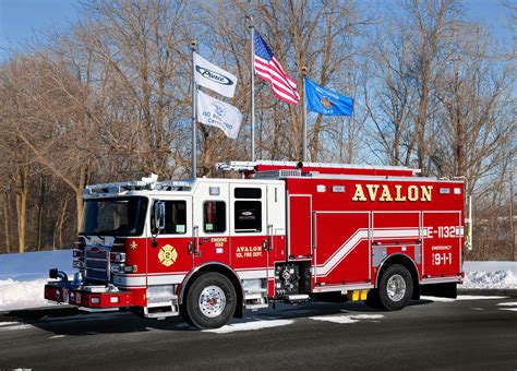 Pierce Fire Truck Enforcer Puc Pumper Delivered To Borough Of Avalon