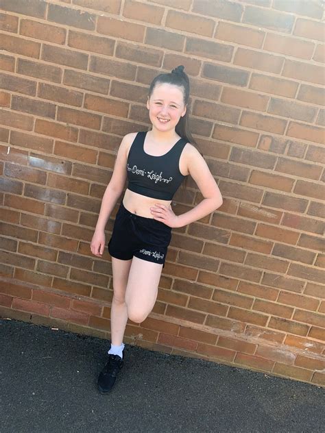 Girls Personalised Crop Top And Shorts Etsy