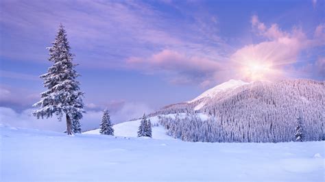 1920x1080 1920x1080 Nature Sky Mountains Winter Snow Clouds