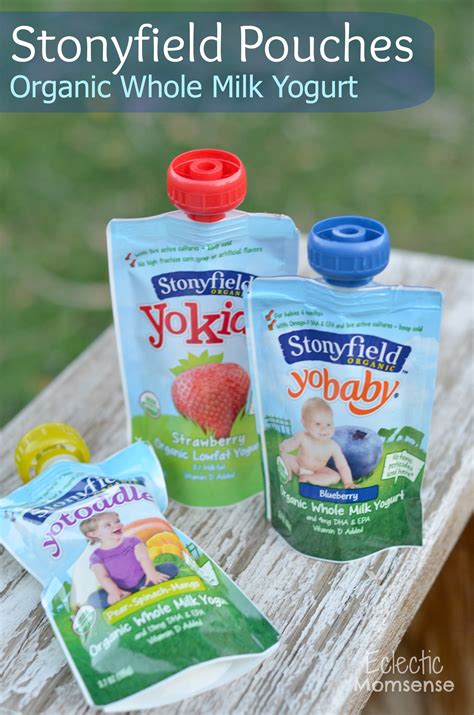 stonyfield organic yogurt pouches the perfect on the go snack eclectic momsense
