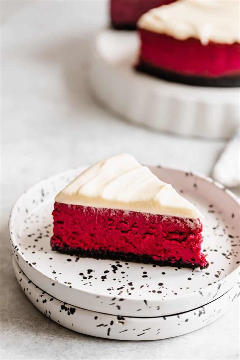 The Best Red Velvet Cheesecake Recipe With An Oreo Cookie Crust