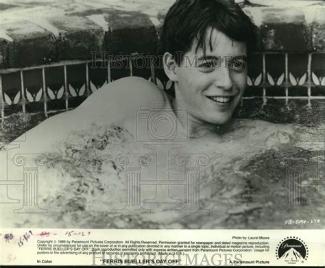 1986 Press Photo Matthew Broderick Stars In Ferris Buellers Day Off