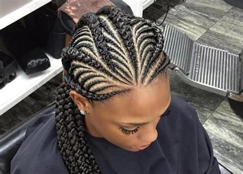 28 Fishtail Cornrows Hairstyles Arrinamay