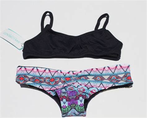 Shop a large selection of girls' swimwear. IDOE - Sports Brief Set - Black & Bohemian Stained Glass ...