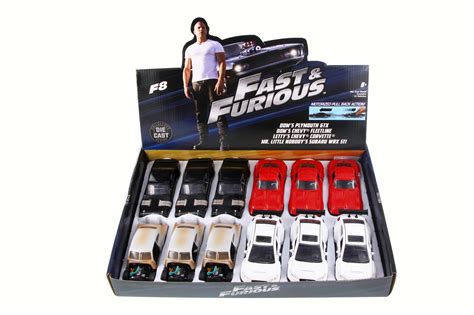 Jada 1 32 Scale 2017 Fast Furious Movie Diecast Model Car Collection Set Of Cars