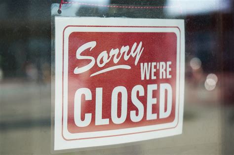 Sorry Were Closed Sign 1180x906 Lommen Abdo