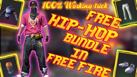 How to get hip hop bundle in free hip hop bundle glitch no hack no fack 100 safe hip hop bundl. Free hip hop full bundle new trick free fire - YouTube