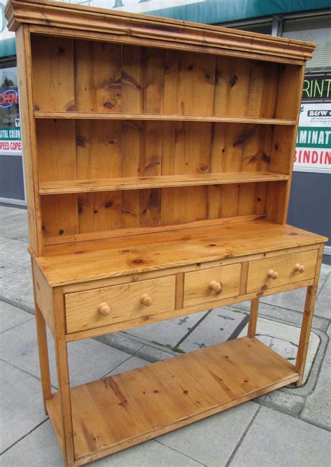 Uhuru Furniture And Collectibles Sold Rustic Mexican Pine Hutch 225