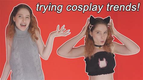 i tried 2 viral cosplay trends for the first time youtube