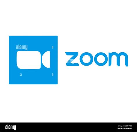 Zoom Logo Video Conference Application Blue Camera Icon Zoom App Logo