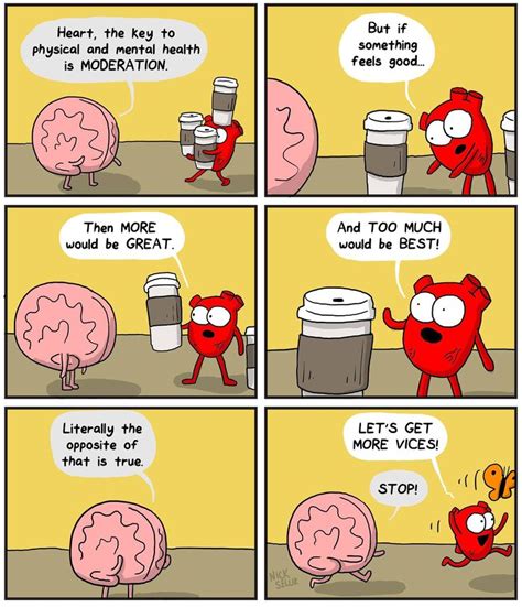 pin by laci richard on awkward yeti awkward yeti heart and brain comic heart vs brain