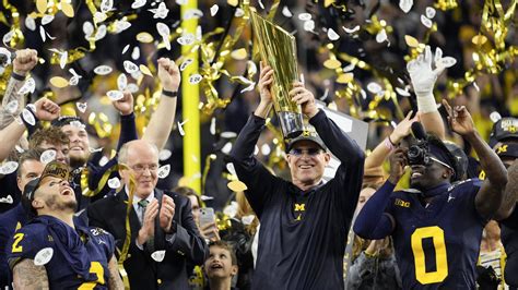 Michigan Overpowers Washington 34 13 As Jim Harbaugh Delivers A National Title Wdet 101 9 Fm