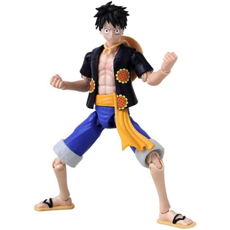 Bandai One Piece Anime Heroes Monkey D Luffy Dressrosa 55 Inch Action