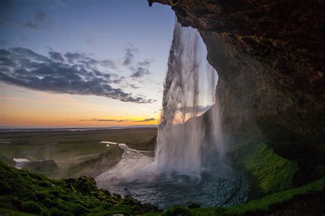 Beautiful And Scenic Waterfall Landscape Image Free
