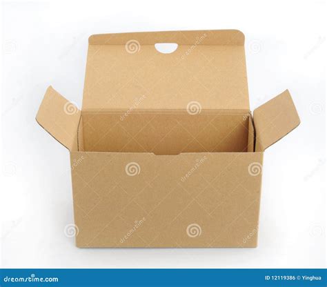 Open Carton Box Stock Photo Image Of Compartment T 12119386