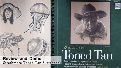 strathmore toned tan sketchbook review youtube