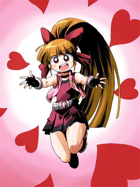 Akazutsumi Momoko And Hyper Blossom Powerpuff Girls Z Drawn By