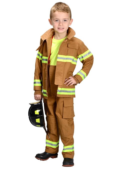 Boys Firefighter Costume Kids Fireman Uniform Costumes