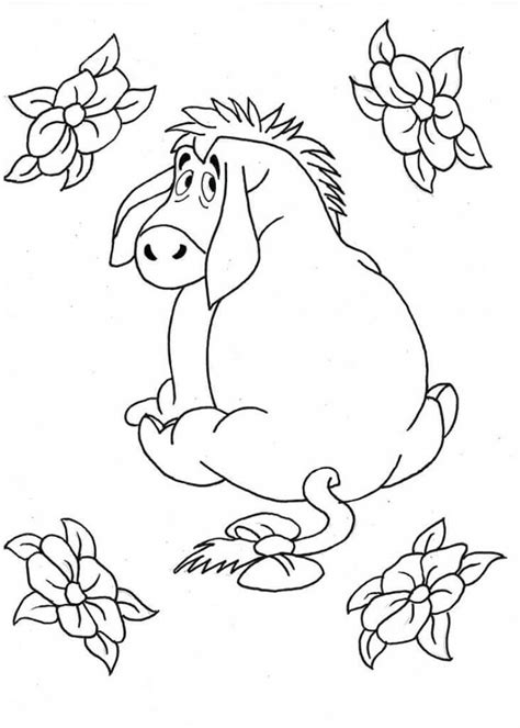 Baby Eeyore Coloring Page Free Printable Coloring Pages For Kids