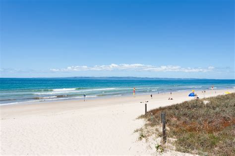 Bribie Island Queensland On The Beach