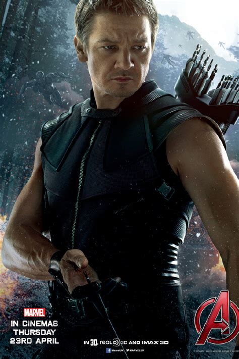 Avengers Age Of Ultron Hawkeye Character Poster