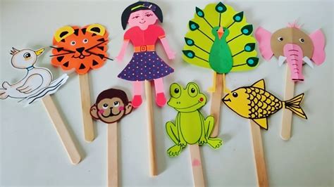 How To Make Stick Puppets Ll Very Easy By Easy Hands Youtube