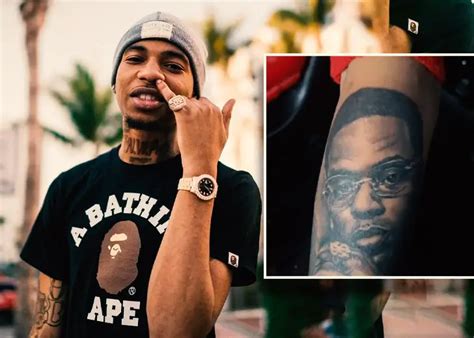 Key Glock Gets A Tattoo Of Young Dolph As A Tribute