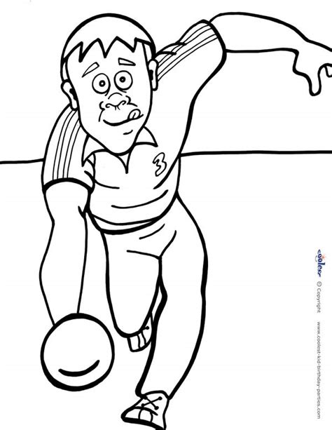 Bowling Coloring Pages 06 Coolest Free Printables